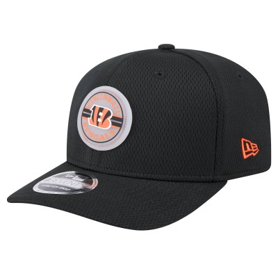 Бейсболка Cincinnati Bengals New Era Black Adventure Patched 9SEVENTY Stretch-Snap