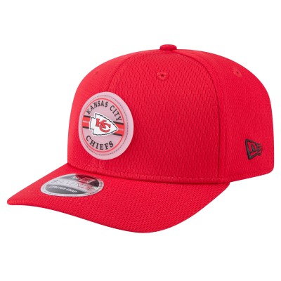 Kansas City Chiefs New Era Adventure Patched 9SEVENTY Stretch-Snap Adjustable Hat - Red