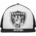 Бейсболка New Era Las Vegas Raiders Distressed 9FIFTY A-Frame - White/Black