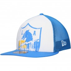 Бейсболка Los Angeles Chargers New Era White/Powder Blue Distressed 9FIFTY A-Frame Snapback Бейсболка Los Angeles Chargers New Era White/Powder Blue Distressed 9FIFTY A-Frame Snapback