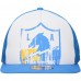 Бейсболка Los Angeles Chargers New Era White/Powder Blue Distressed 9FIFTY A-Frame Snapback