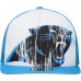 Бейсболка Carolina Panthers New Era White/Blue Distressed 9FIFTY A-Frame Snapback