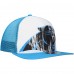 Бейсболка Carolina Panthers New Era White/Blue Distressed 9FIFTY A-Frame Snapback