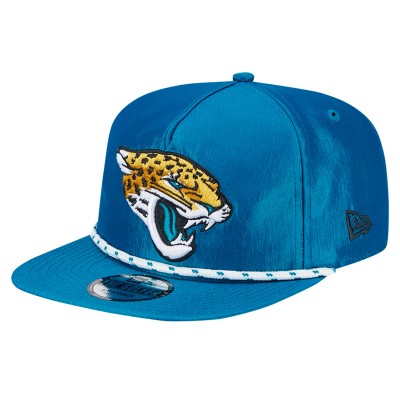 Jacksonville Jaguars New Era Teal Rope Golfer Snapback Hat
