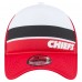 Kansas City Chiefs New Era Sport Night Color Block 9FORTY A-Frame Trucker Adjustable Hat - White/Red