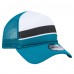 Бейсболка Jacksonville Jaguars New Era White/Teal Color-Block 9FORTY A-Frame Trucker