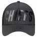 Kansas City Chiefs New Era  Midnight Ink Tonal Text A-Frame Trucker 9FORTY Adjustable Hat - Black