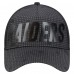 Бейсболка Las Vegas Raiders New Era  Midnight Ink Tonal Text A-Frame Trucker 9FORTY - Black