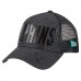 Бейсболка Miami Dolphins New Era Black Midnight Ink Tonal Text A-Frame Trucker 9FORTY