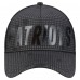 Бейсболка New England Patriots New Era Black Midnight Ink Tonal Text A-Frame Trucker 9FORTY