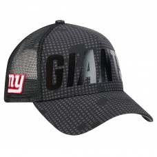 Бейсболка New York Giants New Era Black Midnight Ink Tonal Text A-Frame Trucker 9FORTY