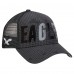 Бейсболка Philadelphia Eagles New Era Throwback Midnight Ink Tonal Text A-Frame Trucker 9FORTY - Black