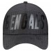 Бейсболка Cincinnati Bengals New Era Black Midnight Ink Tonal Text A-Frame Trucker 9FORTY