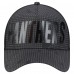 Бейсболка Carolina Panthers New Era Black Midnight Ink Tonal Text A-Frame Trucker 9FORTY