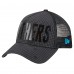 Бейсболка Carolina Panthers New Era Black Midnight Ink Tonal Text A-Frame Trucker 9FORTY