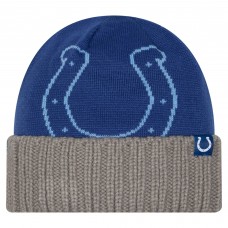 Indianapolis Colts New Era Royal Oversize Cuffed Knit Hat
