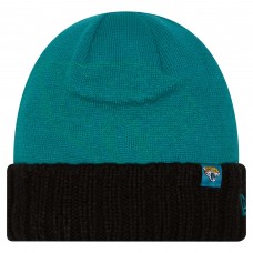 Jacksonville Jaguars New Era Teal Oversize Cuffed Knit Hat