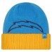 Los Angeles Chargers New Era Powder Blue Oversize Cuffed Knit Hat