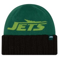 New York Jets New Era Green Oversize Cuffed Knit Hat