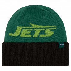 New York Jets New Era Green Oversize Cuffed Knit Hat New York Jets New Era Green Oversize Cuffed Knit Hat