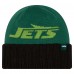 New York Jets New Era Green Oversize Cuffed Knit Hat New York Jets New Era Green Oversize Cuffed Knit Hat