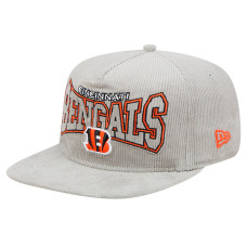 Бейсболка Cincinnati Bengals New Era Gray Corduroy Golfer Бейсболка Cincinnati Bengals New Era Gray Corduroy Golfer