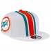 Бейсболка Miami Dolphins New Era White Throwback Helmet 9FIFTY Snapback