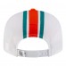 Бейсболка Miami Dolphins New Era White Throwback Helmet 9FIFTY Snapback