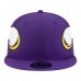 Бейсболка Minnesota Vikings New Era Purple Helmet 9FIFTY Snapback