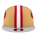 Бейсболка San Francisco 49ers New Era Gold Throwback Helmet 9FIFTY Snapback
