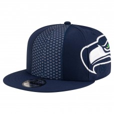 Бейсболка Seattle Seahawks New Era College Navy Helmet 9FIFTY Snapback