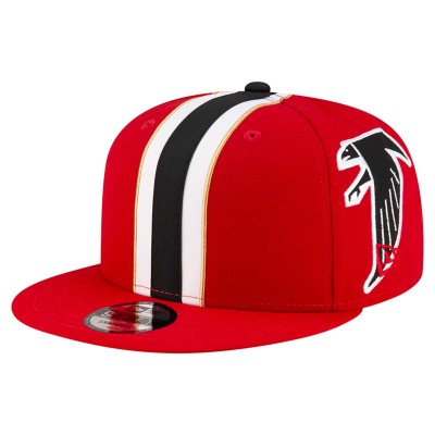 Бейсболка Atlanta Falcons New Era Red Throwback Helmet 9FIFTY Snapback
