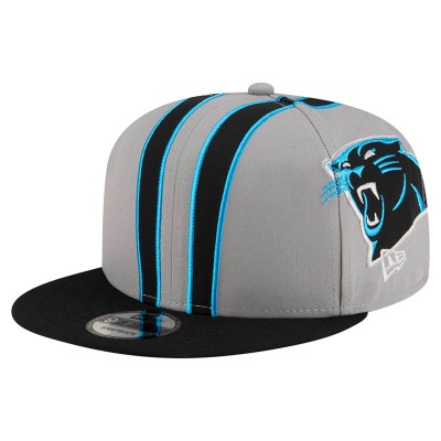 Бейсболка Carolina Panthers New Era Gray Helmet 9FIFTY Snapback