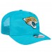 Бейсболка Jacksonville Jaguars New Era Teal Adventure Camo Trucker 9SEVENTY Stretch-Snap