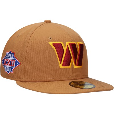 Бейсболка Washington Commanders New Era Color Pack 59FIFTY with Side Patch - Tan