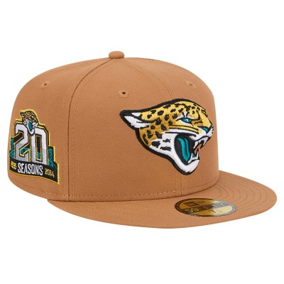 Бейсболка Jacksonville Jaguars New Era Color Pack 59FIFTY with Side Patch - Tan