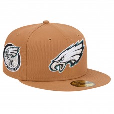 Бейсболка Philadelphia Eagles New Era Color Pack 59FIFTY with Side Patch - Tan