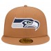 Бейсболка Seattle Seahawks New Era Color Pack 59FIFTY with Side Patch - Tan