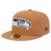 Бейсболка Seattle Seahawks New Era Color Pack 59FIFTY with Side Patch - Tan
