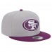 Бейсболка San Francisco 49ers New Era Two-Tone Color Pack 9FIFTY - Gray/Purple