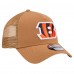 Бейсболка Cincinnati Bengals New Era Brown Color Pack A-Frame Trucker 9FORTY
