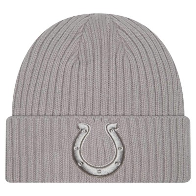 Indianapolis Colts New Era Gray Color Pack Cuffed Knit Hat