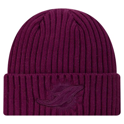 Шапка Miami Dolphins New Era Purple Color Pack Cuffed Knit