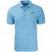 Detroit Lions Cutter & Buck Heather Blue Forge Eco Heathered Stripe Stretch Recycled Polo