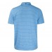 Detroit Lions Cutter & Buck Heather Blue Forge Eco Heathered Stripe Stretch Recycled Polo