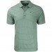Green Bay Packers Cutter & Buck Heather Green Forge Eco Heathered Stripe Stretch Recycled Polo