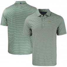 Green Bay Packers Cutter & Buck White/Green Forge Eco Double Stripe Stretch Recycled Polo