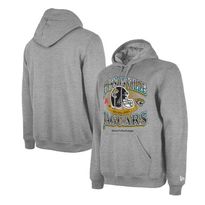 Толстовка Jacksonville Jaguars New Era Retro - Heather Gray