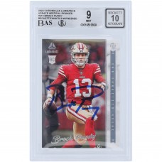 Brock Purdy San Francisco 49ers Autographed 2022 Panini Chronicles Luminance #213 Beckett Fanatics Witnessed Authenticated 9/10 Rookie Card