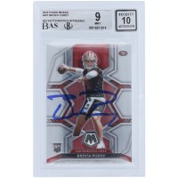Brock Purdy San Francisco 49ers Autographed 2022 Panini Mosaic #367 Beckett Fanatics Witnessed Authenticated 9/10 Rookie Card